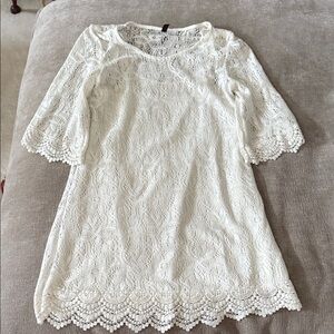H&M White Lace dress